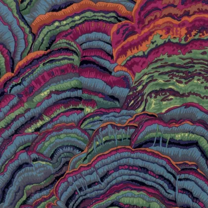 Tree Fungi - Teal