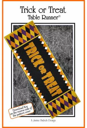 trick-or-treat-table-runner-machine-embroidery-cd-pattern Trick or Treat Table Runner Machine Embroidery CD and Pattern