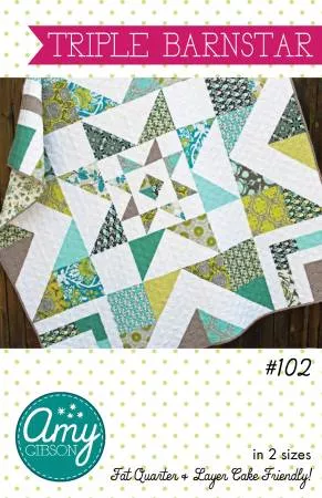 triple-barnstar-quilt-pattern Triple Barnstar Quilt Pattern