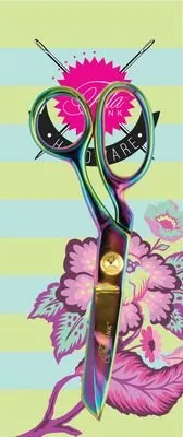 Tula Pink Hardware Shear 6 inch Micro Serrated Bent Trimmer