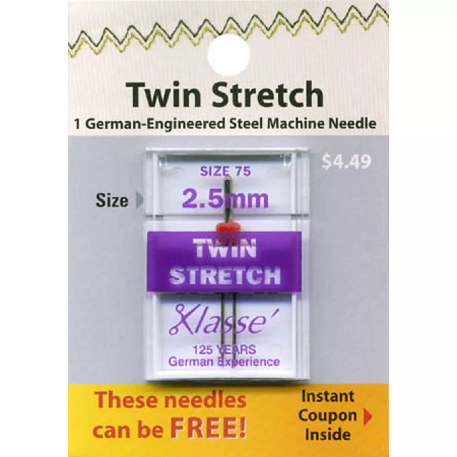 twin-stretch-needle-2-5mm-75klasse Twin Stretch Needle - 2.5mm/ 75Klasse'