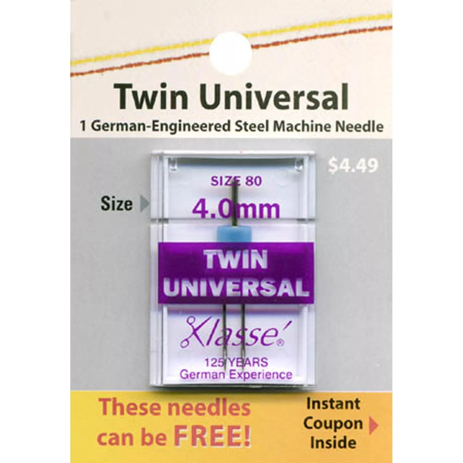 twin-universal-needle-4-0mm-80klasse Twin Universal Needle - 4.0mm/ 80Klasse'