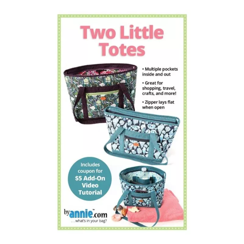 two-little-totes-bag-pattern-by-annie Two Little Totes - Bag Pattern - by annie