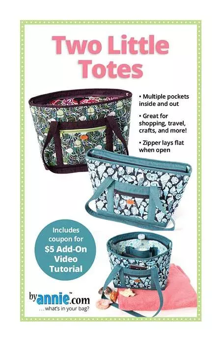 two-little-totes-pattern-byannie Two Little Totes Pattern - ByAnnie
