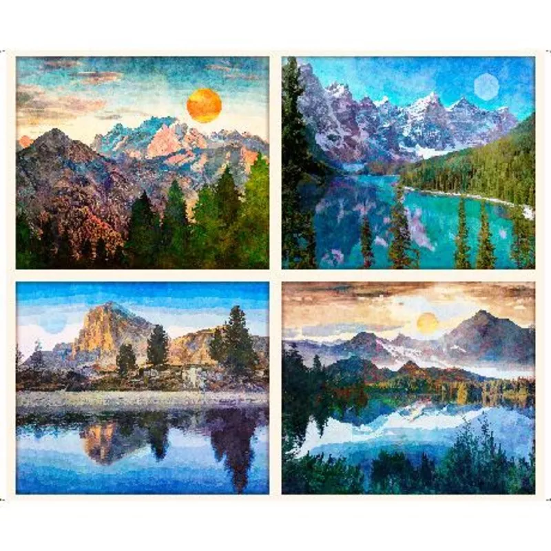 untamed-mountain-picture-patches-minky Untamed Mountain Picture Patches Minky