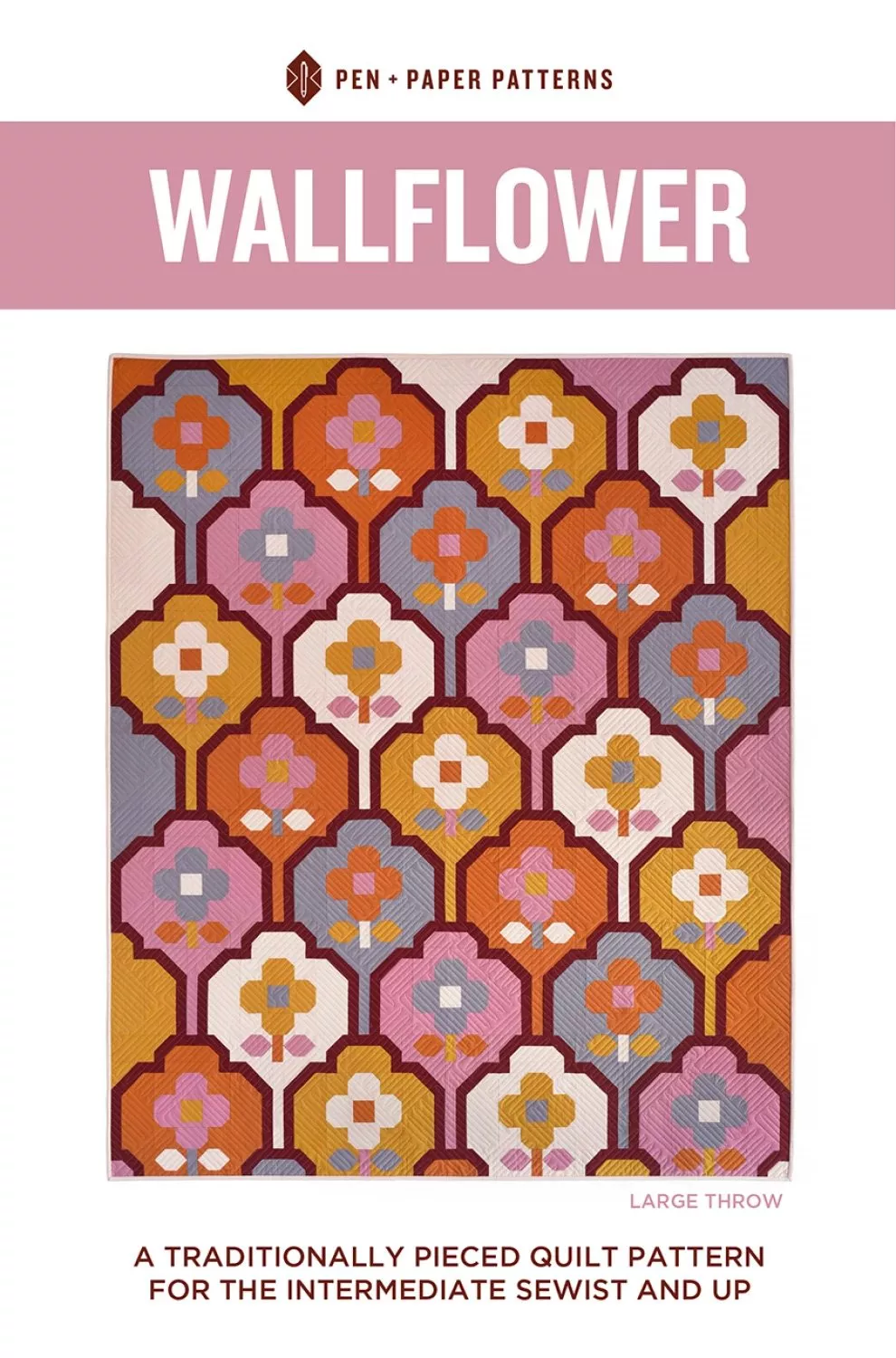 wallflower-quilt-pattern-pen-paper-patterns Wallflower Quilt Pattern | Pen + Paper Patterns