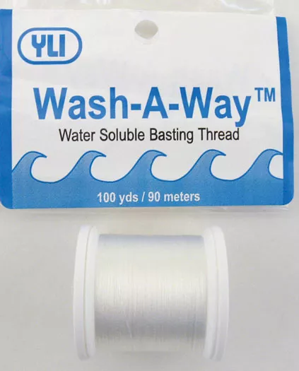 Wash Away Thread 100 yds White