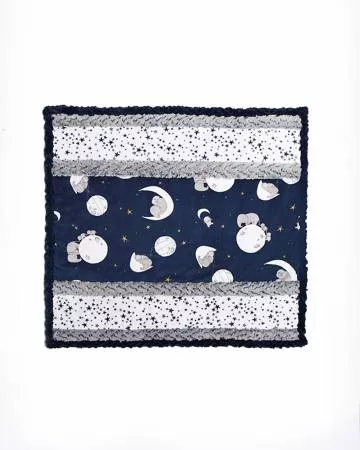 Wee One Cuddle Kit Moonwalk Navy - 27" x 27"
