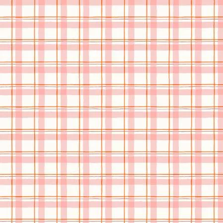 White Country Plaid