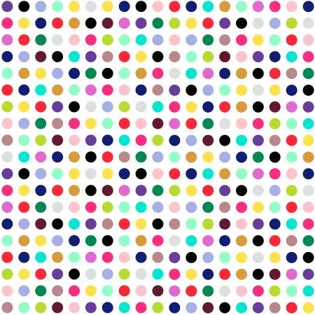 White Medium Dots 52945-2