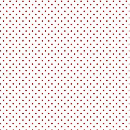 White/Red Micro Dot