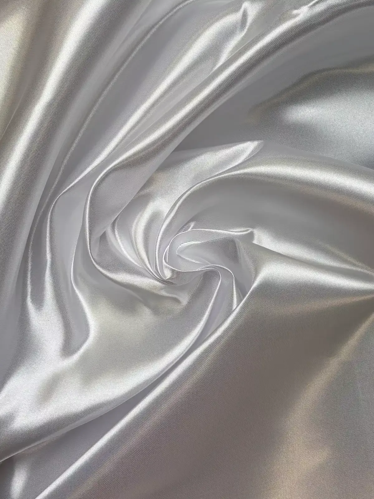 White Solid | Bridal Satin