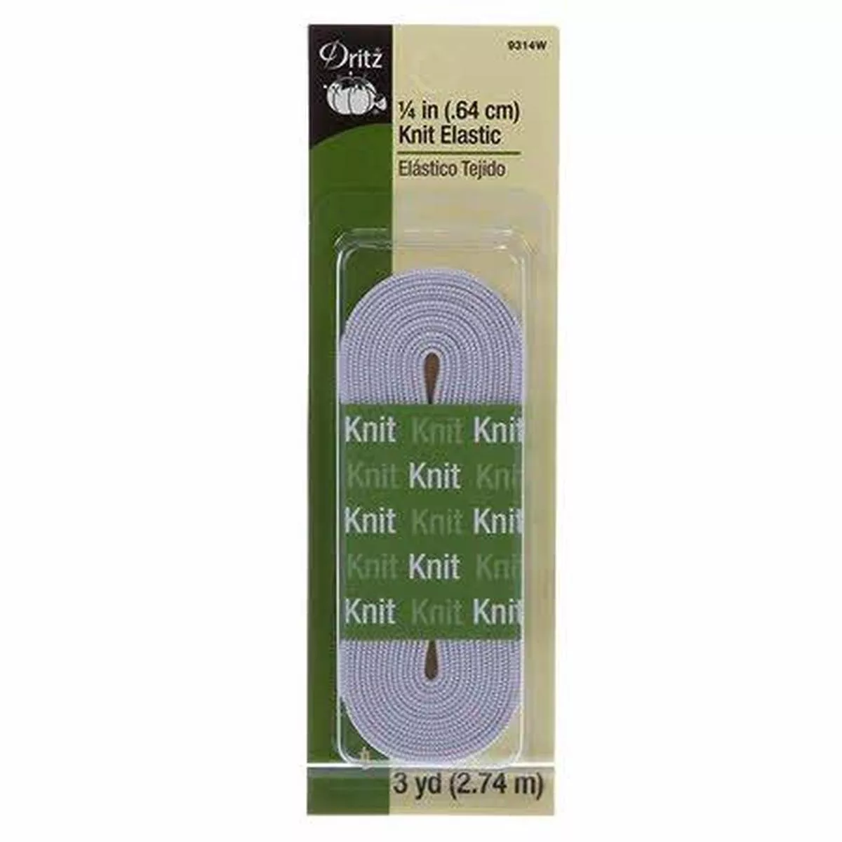 WhiteKnit Elastic 1/4 x 3 Yds