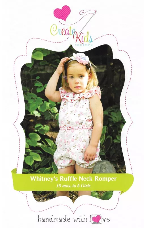 Whitney's Ruffle Neck RomperCreate Kids Couture