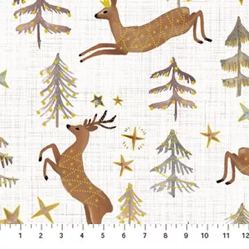 Winter Dreams - Stags White