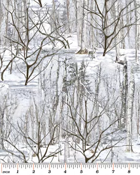 Winter Forest Silver Grey