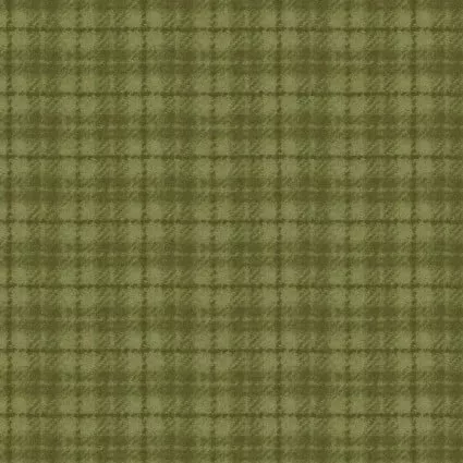 Woolies Flannel - Green Plaid