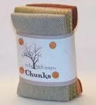 Wooly Chunks 9x10 Candy Corn