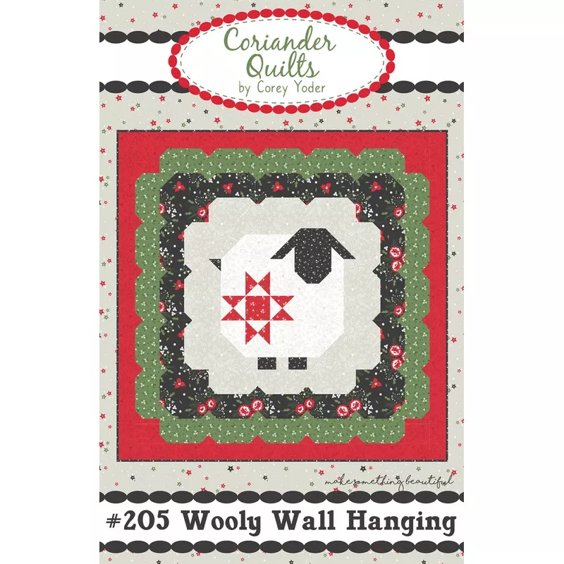 wooly-wall-hanging-pattern-by-coriander-quilts-special-order Wooly Wall Hanging Pattern by Coriander Quilts – Special Order