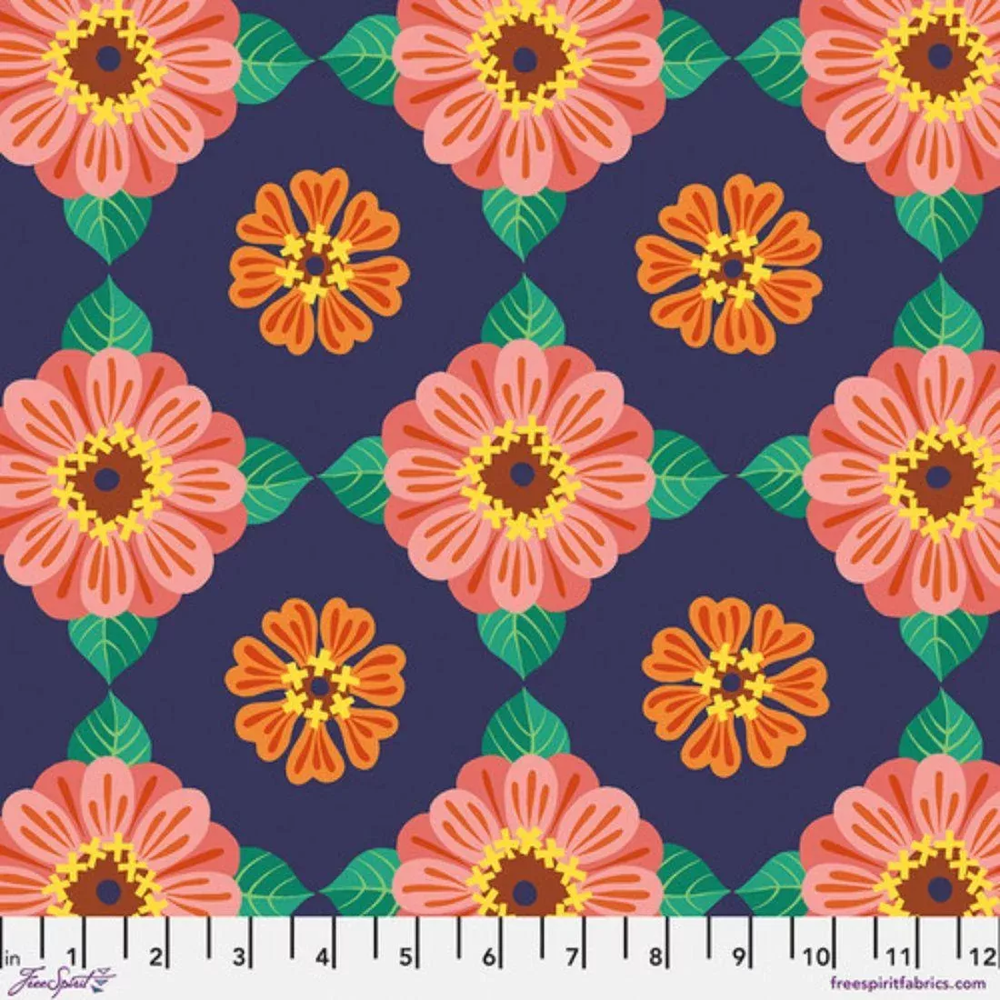 Zinnia Multi by Jane Sassaman